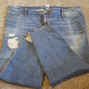 Plus size womans jeans